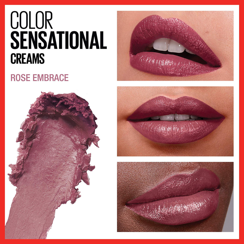 Maybelline Color Sens sensational labial cremoso tono rojo para un look audaz