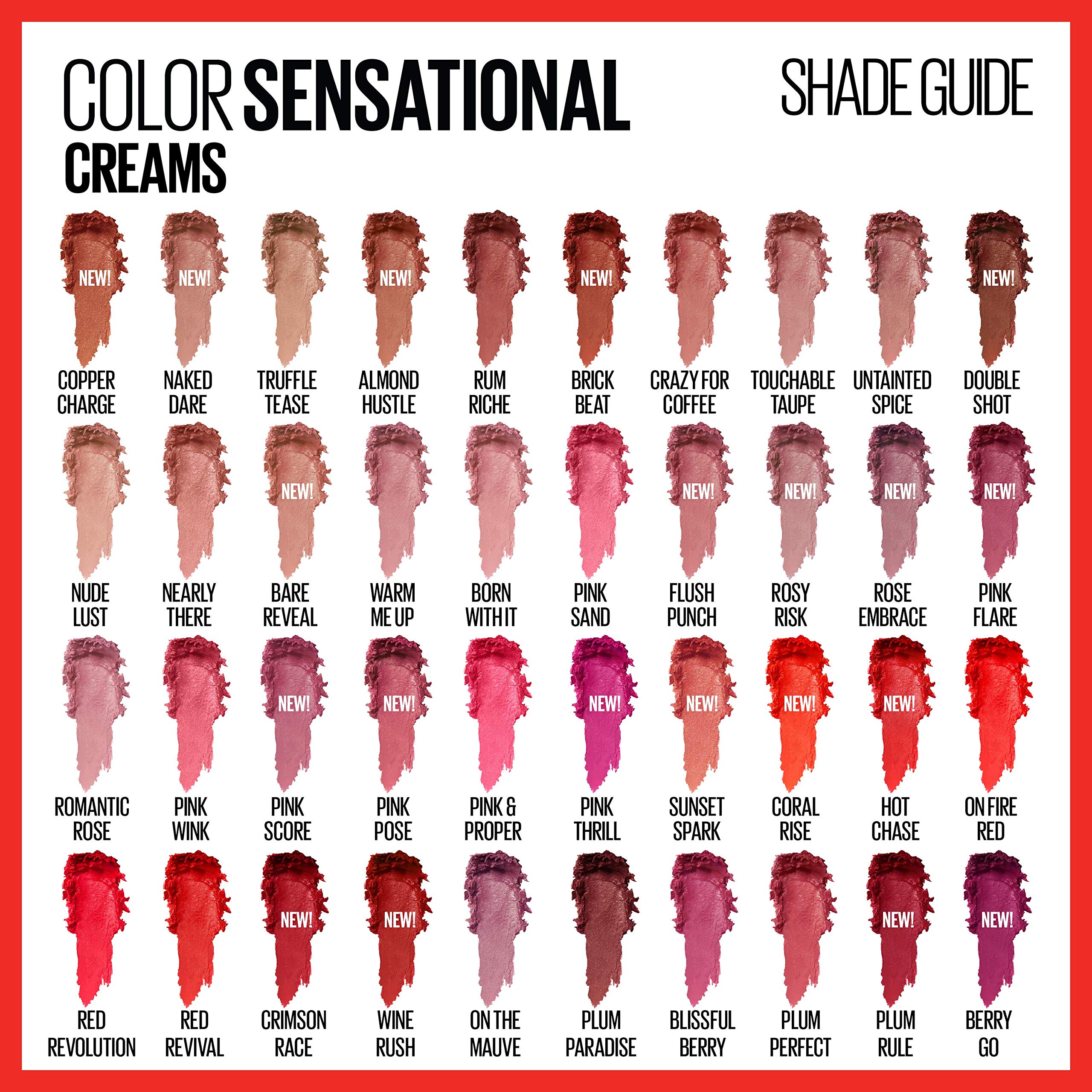 Empaque elegante de Maybelline Color Sensacional para colección