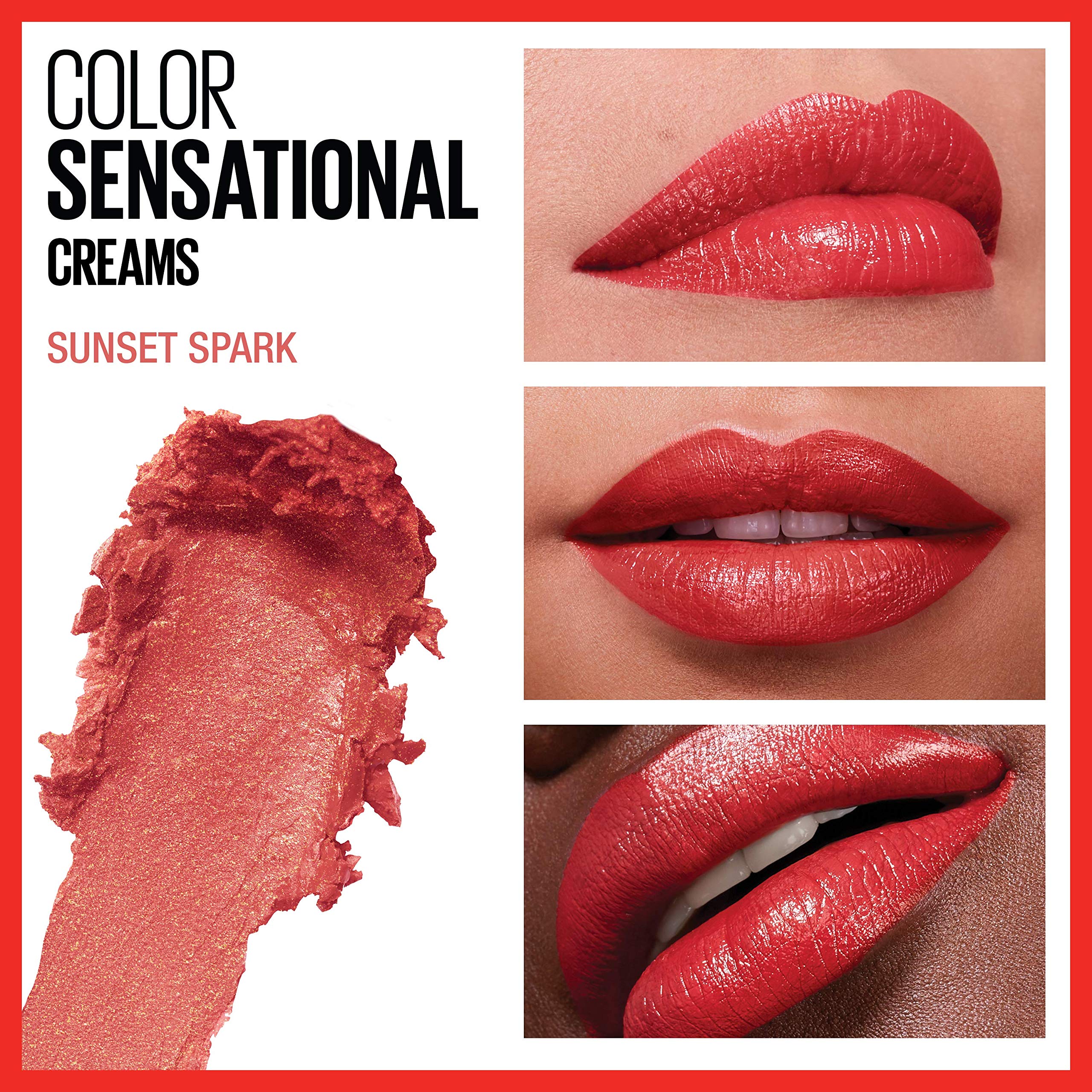 Maybelline Color Sensacional tono rosa, tono cálido que realza la piel.