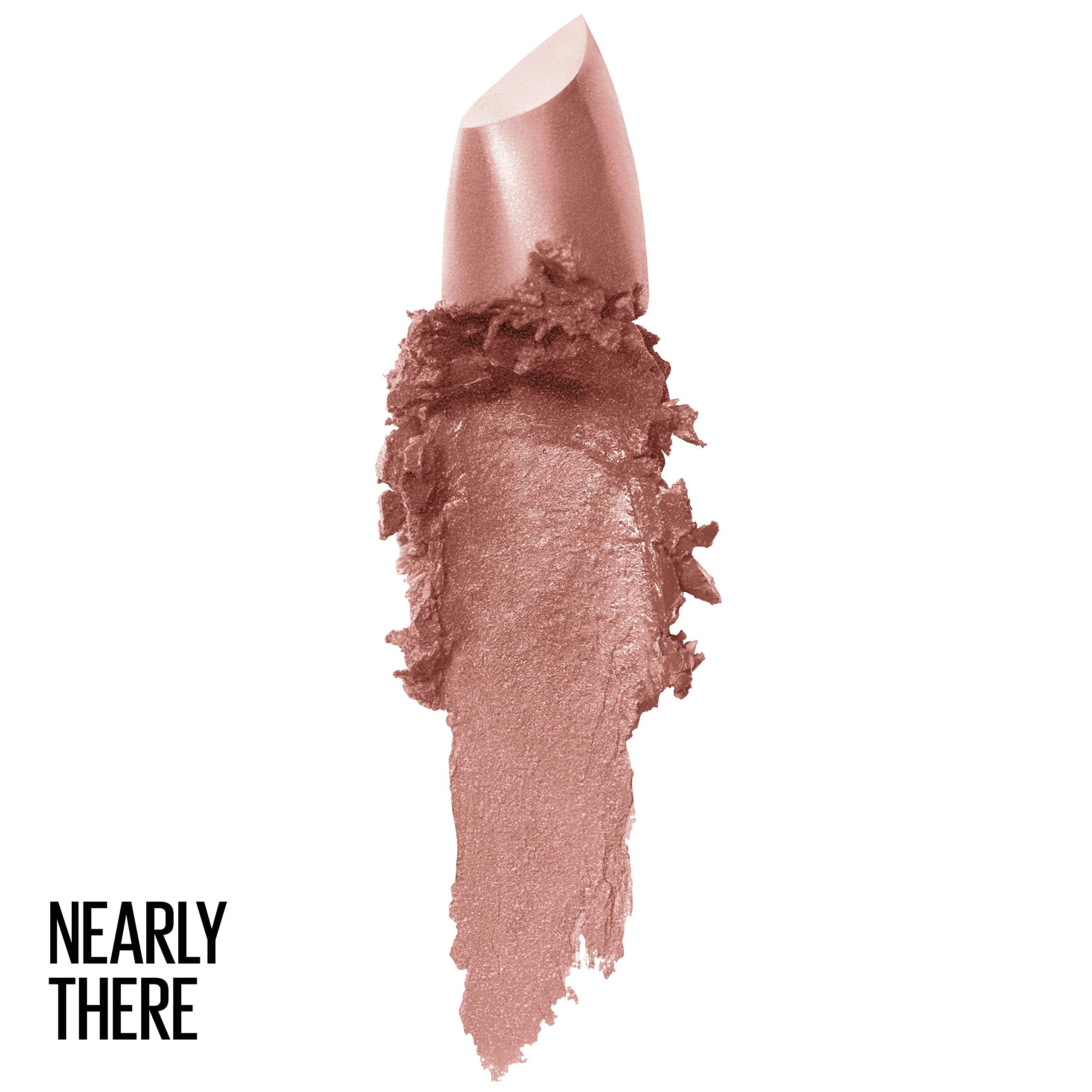 Maybelline Color Sensational labial textura cremosa, deslizamiento suave para uso diario.