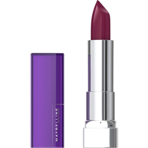 Maybelline Color Sensational Lipstick, envase crema y color intenso para labios suaves.