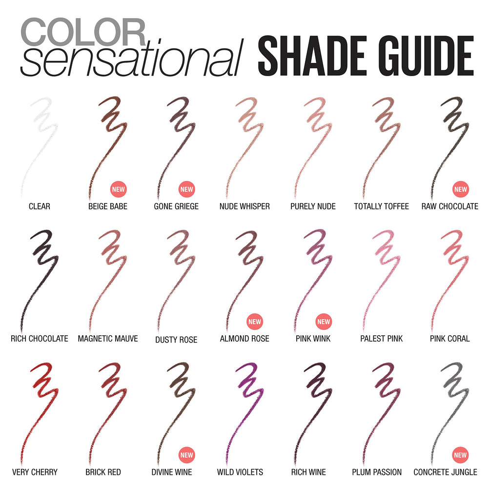 Maybelline Color Sensational Shaping Lip Liner funciona como primer labial