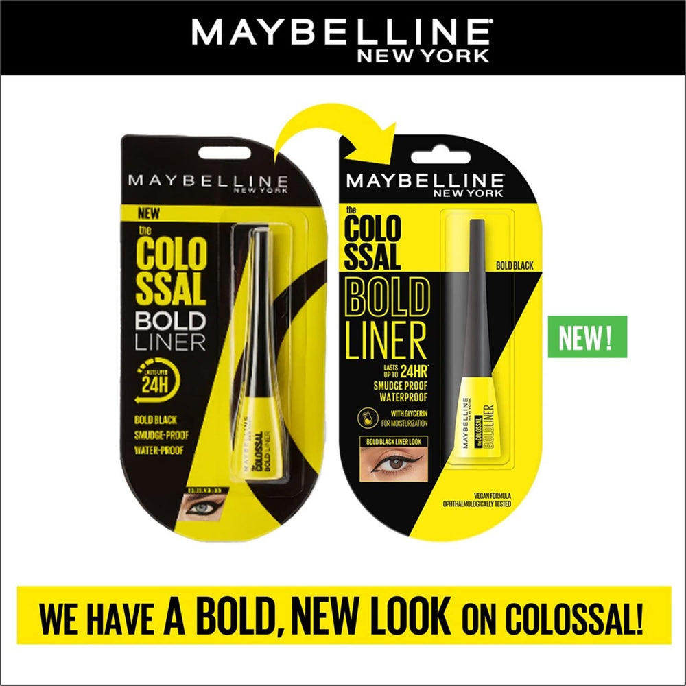 Tamaño de viaje ideal para retoques fuera de casa con delineador Maybelline.