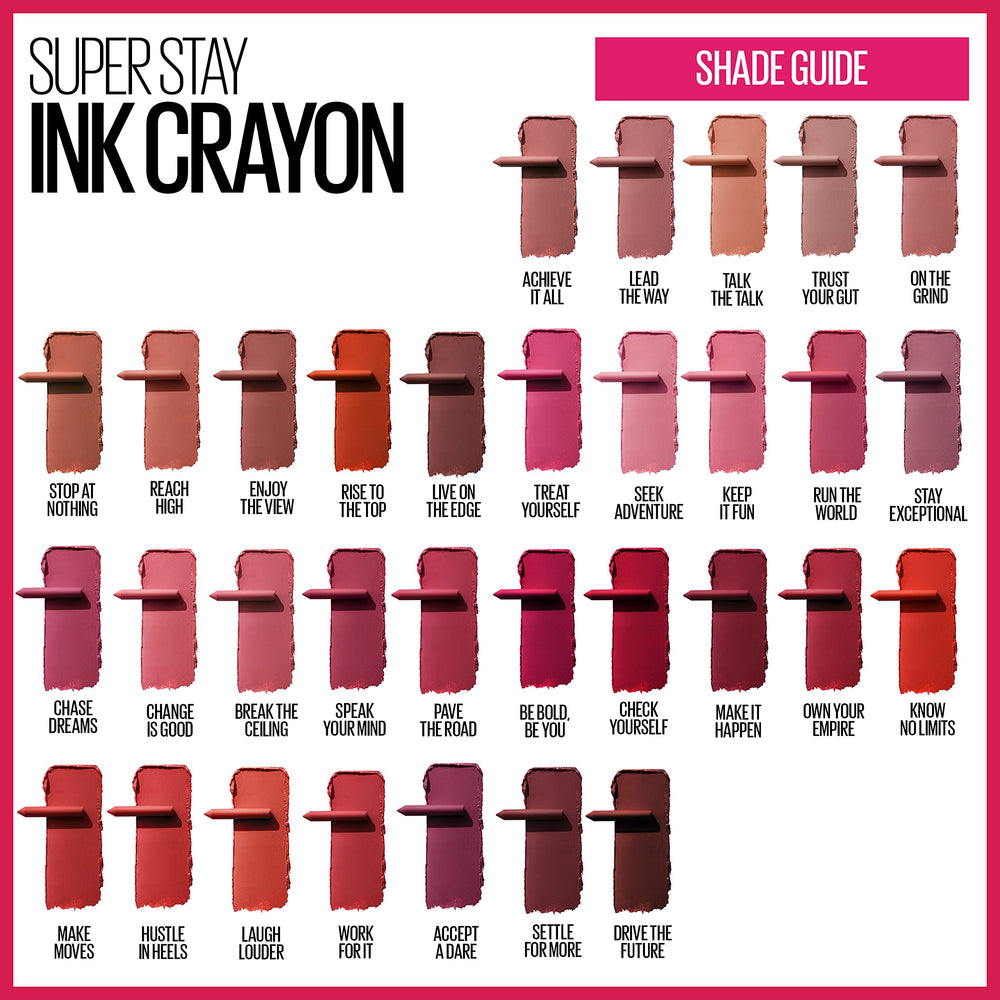Delineado preciso con una pasada gracias al crayón Maybelline