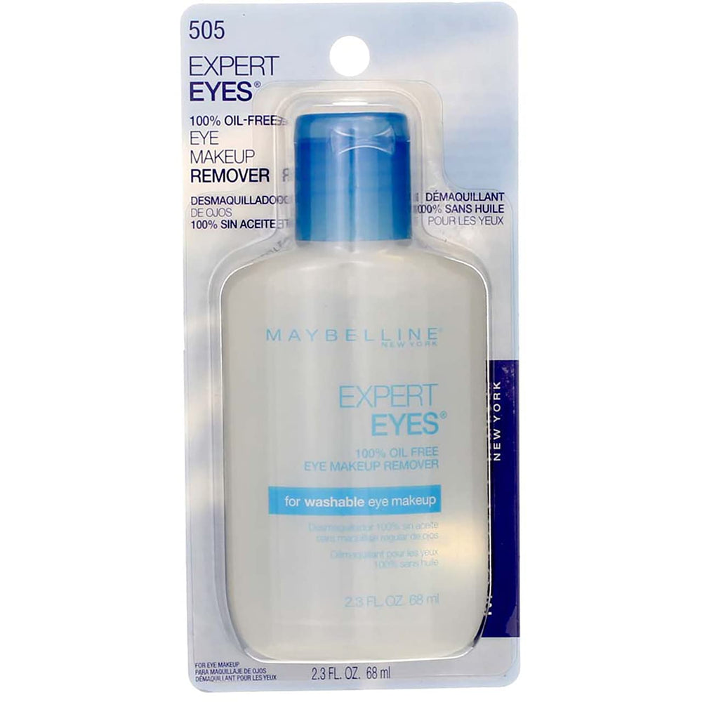 Maybelline Expert Eyes aplicación desmaquillante, suave al contacto con los ojos.