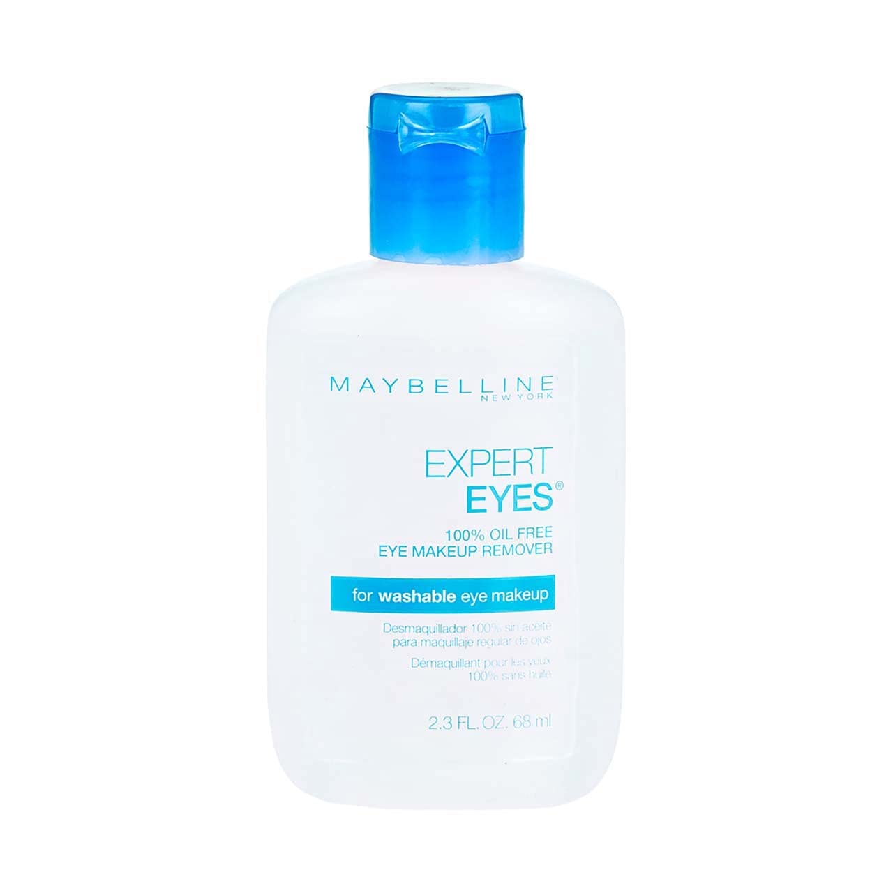 Maybelline Expert Eyes desmaquillante ojos sin aceite, ideal para piel sensible y rutina rápida.