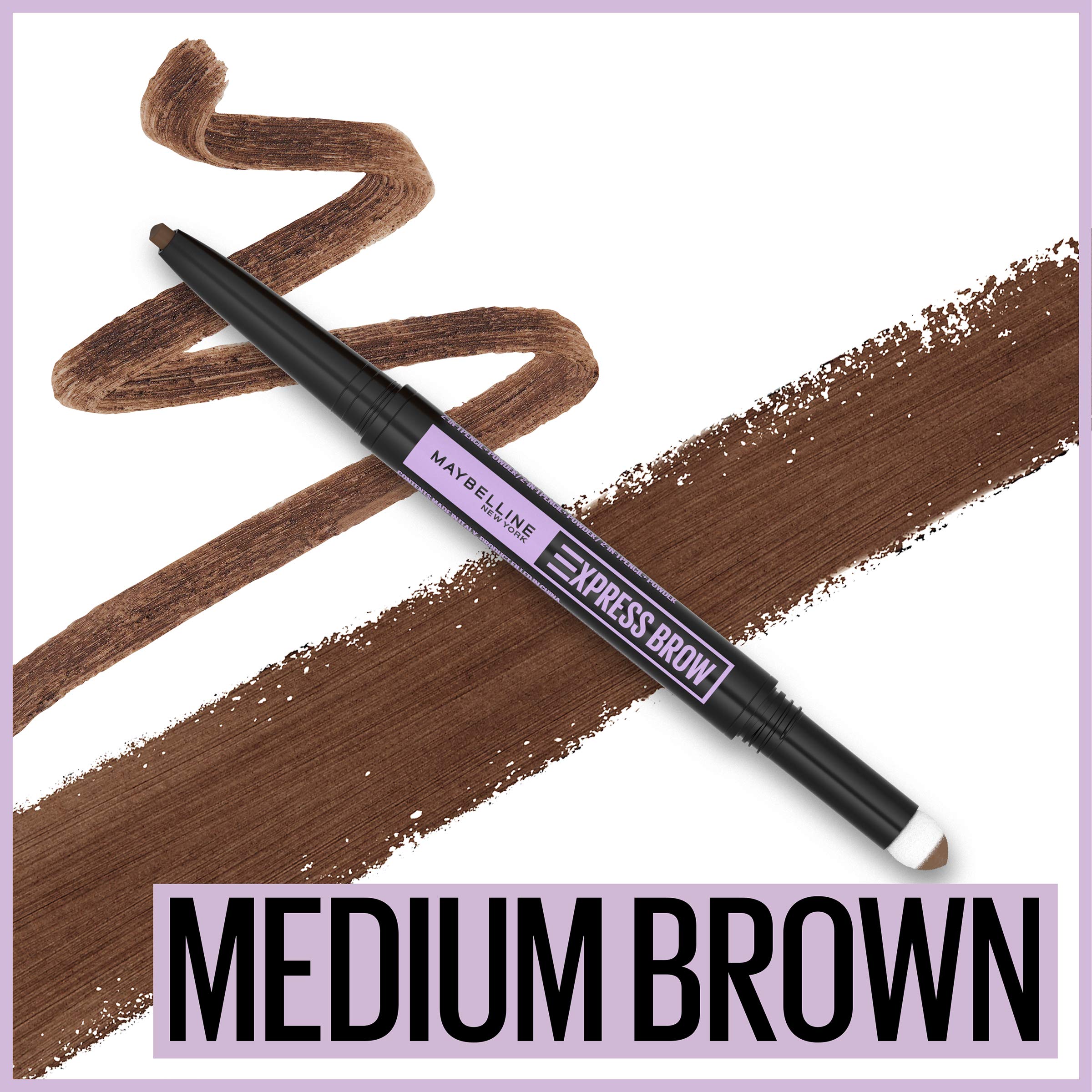 Maybelline Express Brow esponja con polvo rellena cejas de forma natural