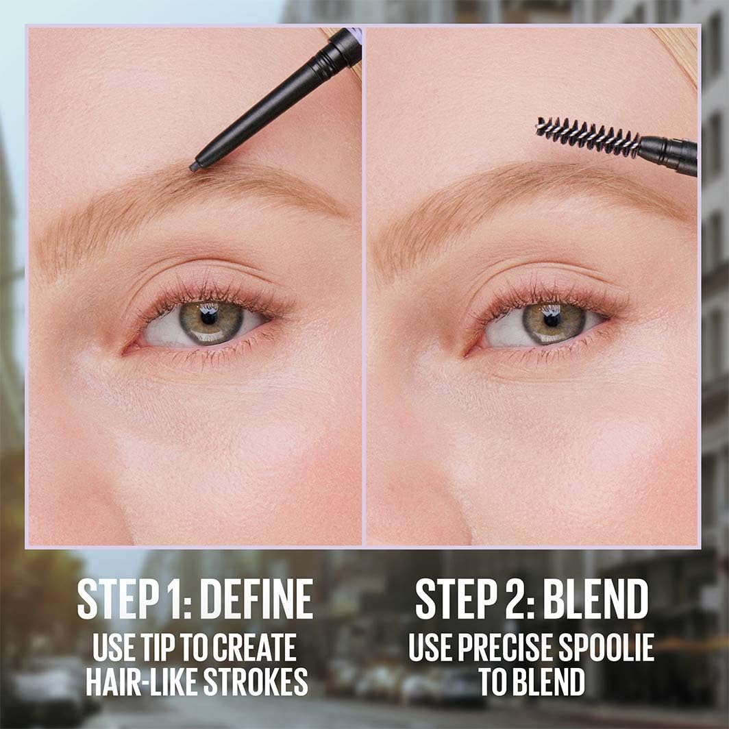 Maybelline Express Brow Ultra Slim aplicación suave que evita roturas y saltos de color