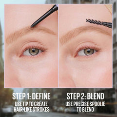 Maybelline Express Brow Ultra Slim aplicación suave que evita roturas y saltos de color