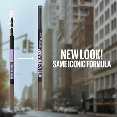 Maybelline Express Brow Ultra Slim con spoolie integrado para definir y peinar cejas.