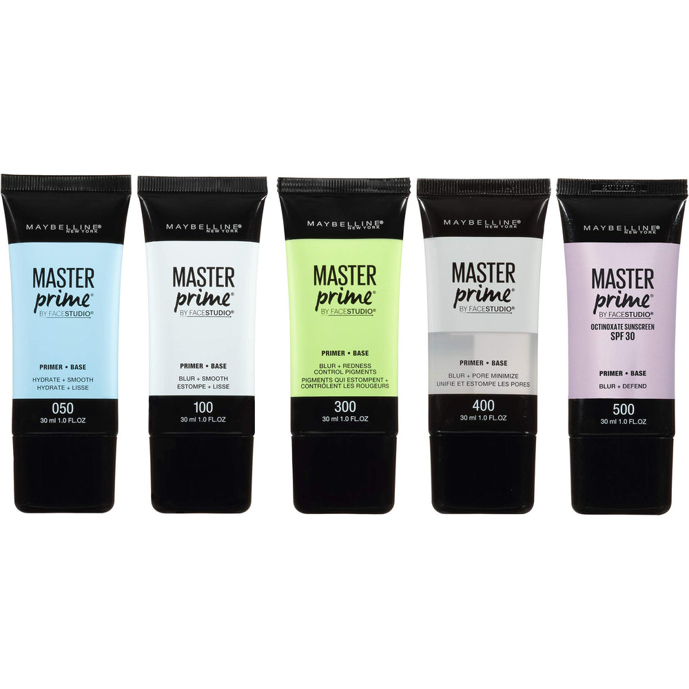 Maybelline Face Studio Master Prime, efecto-sin-grasa: difumina imperfecciones sin recargar la piel.