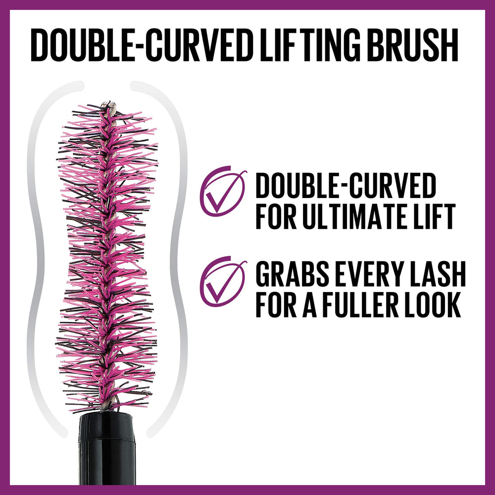 Maybelline Falsies máscara: volumen intenso gracias a fibras para pestañas más largas.