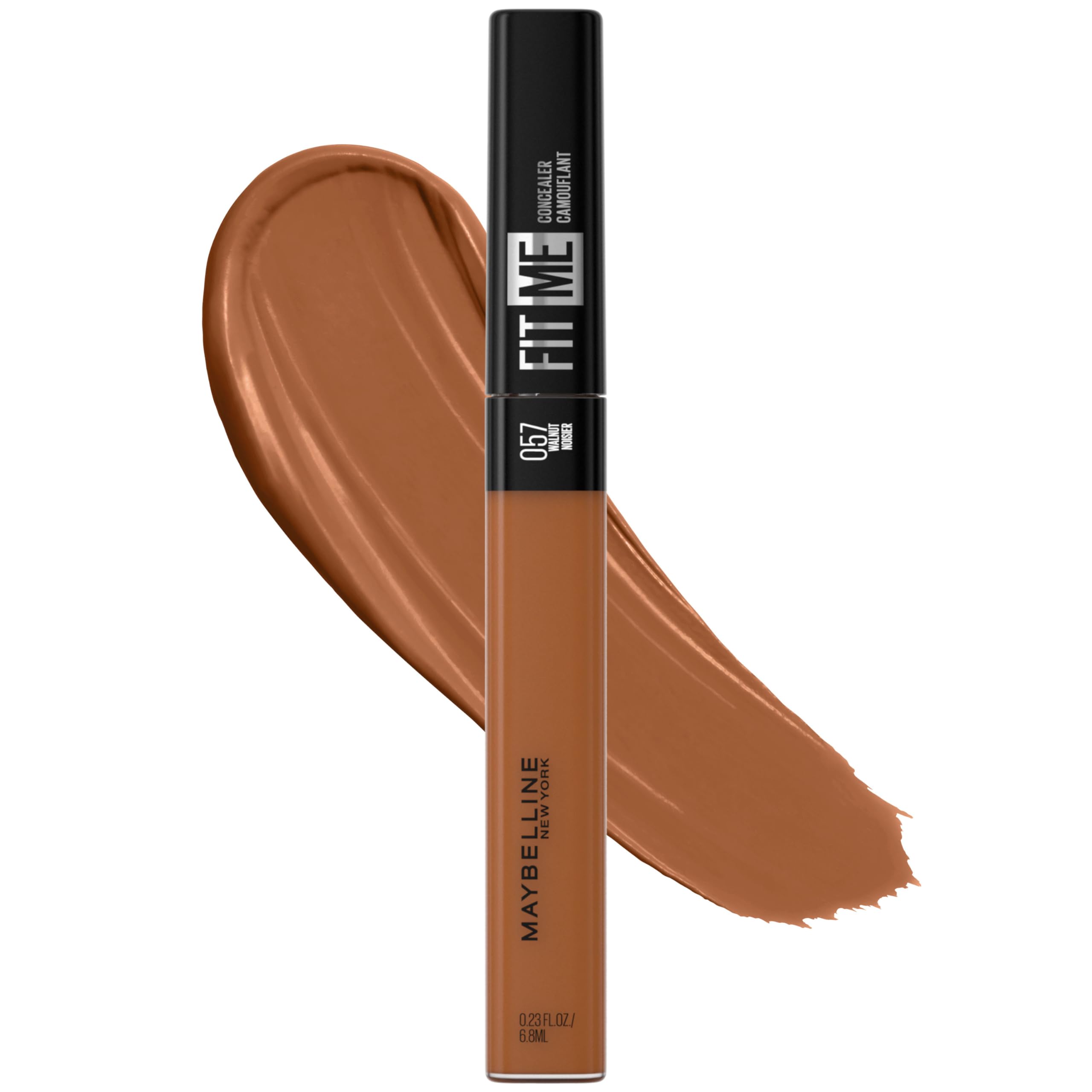 Maybelline Fit Me Concealer, aplicación suave para cobertura natural todo el día.