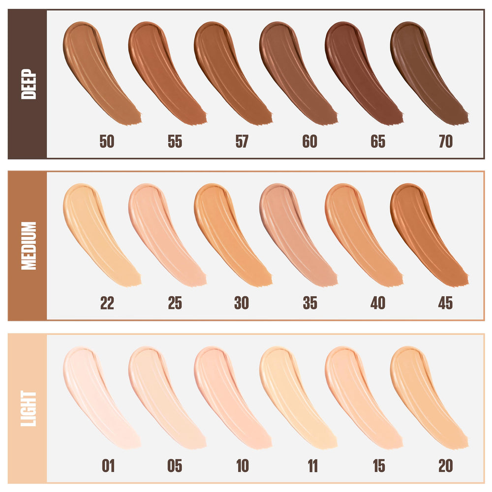 Corrector líquido MAYBELLINE, cobertura de imperfecciones para un rostro uniforme.