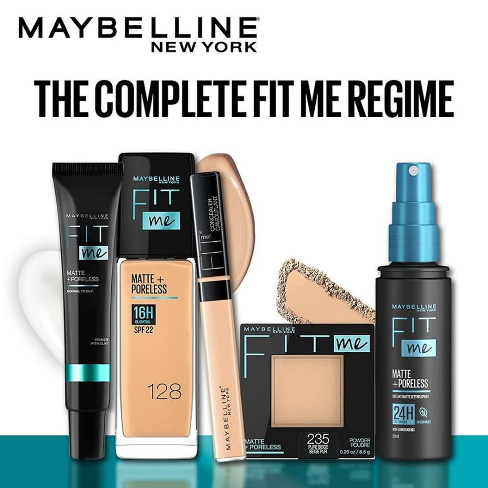 Empaque de Maybelline Fit Me Corrector para retoques diarios y transporte cómodo.