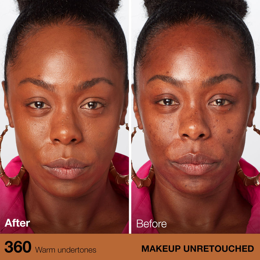 Maybelline Fit Me, acabado-luminoso: rostro radiante sin esfuerzo.