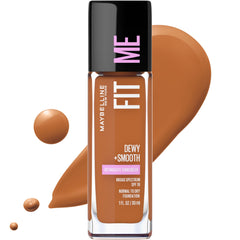 Maybelline Fit Me, frasco-aplicación: aplicación suave para piel normal a seca.