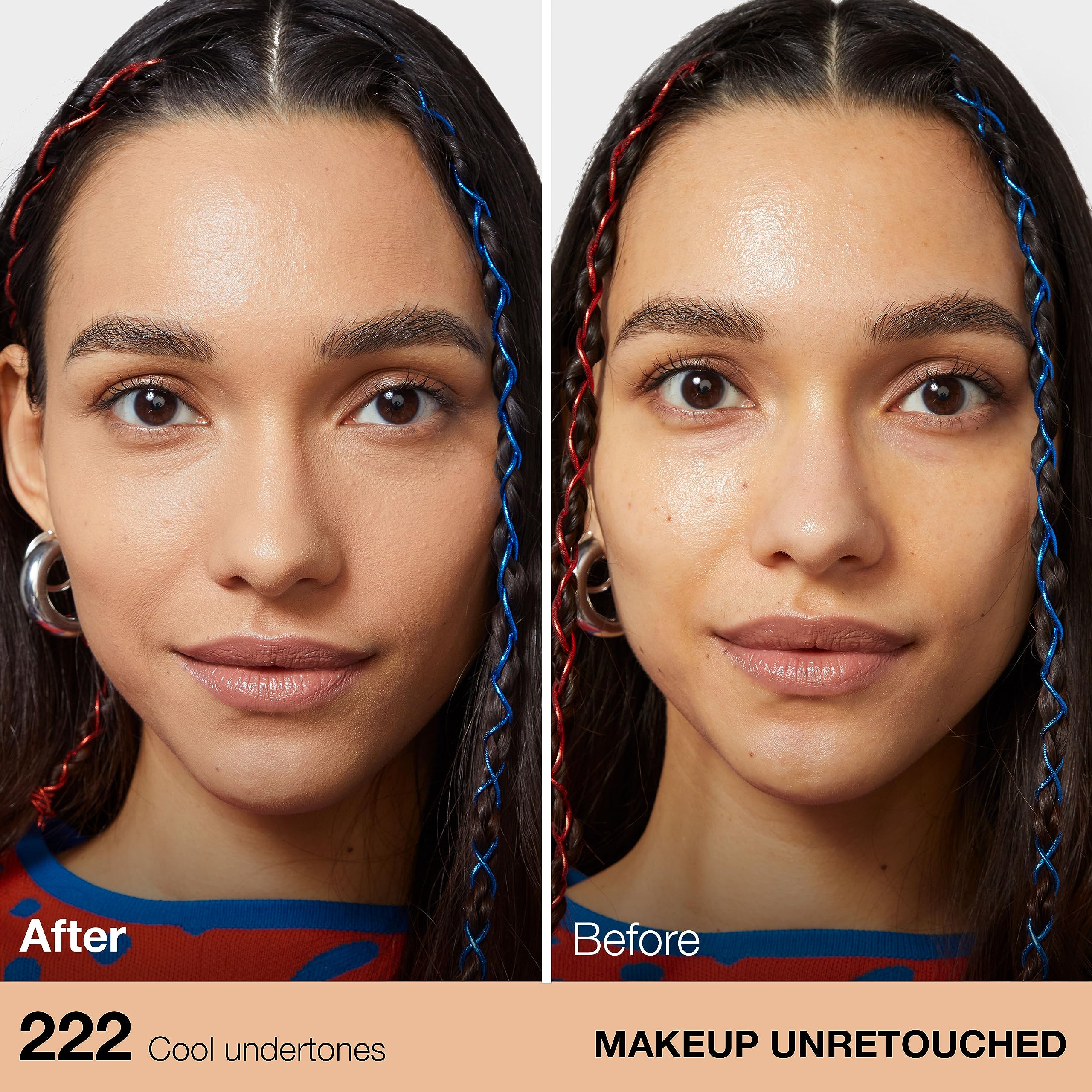 MAYBELLINE Fit Me Matte Poreless: tono Beige Verdadero para piel clara a media.