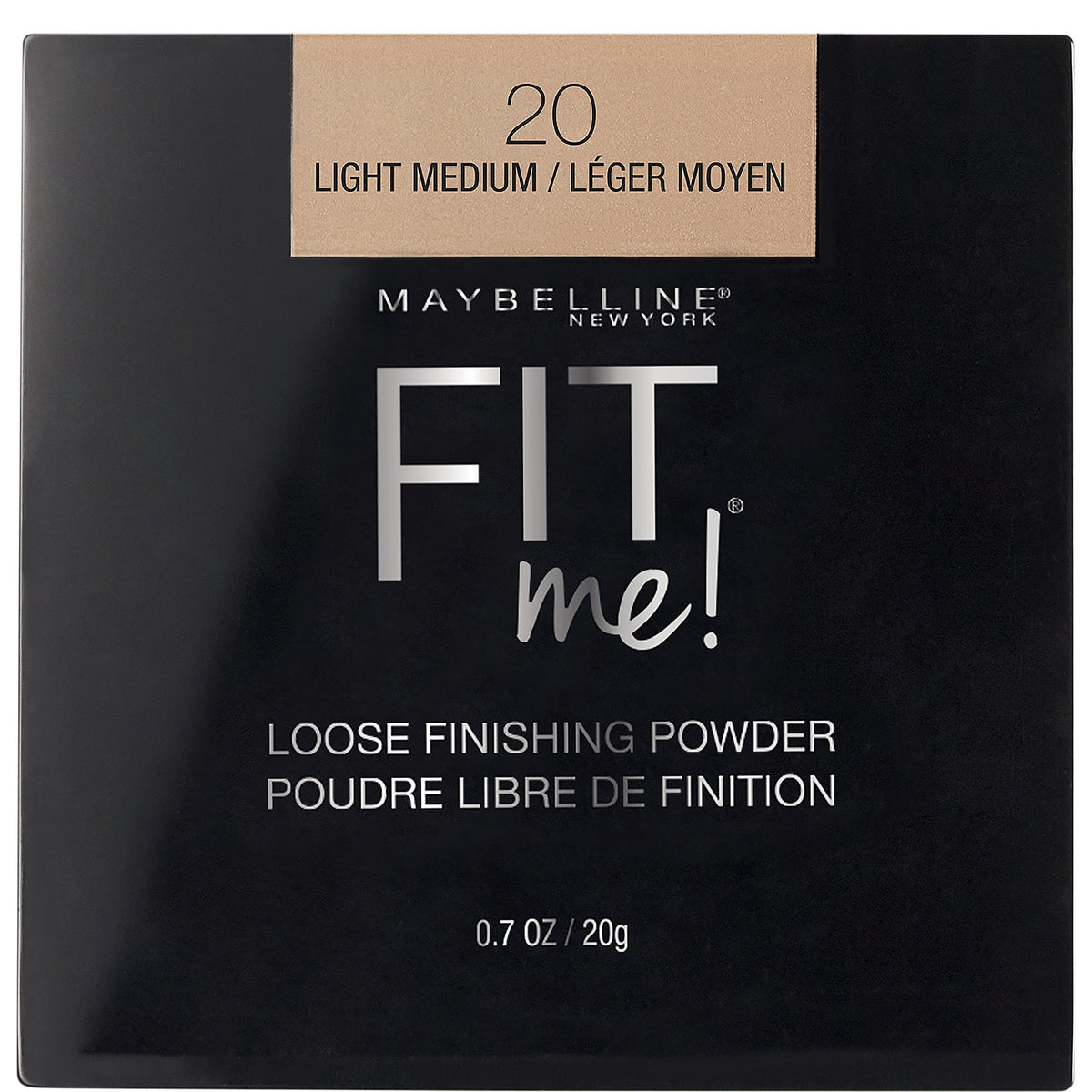 MAYBELLINE Fit Me polvo suelto fijador, controla el brillo y fija la base