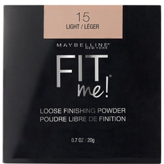 Maybelline Fit Me polv o suelto fijador para acabado natural y control de brillos.