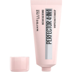 Maybelline Instant Age Rewind 4en1 Mate, aplicación con dedos para un acabado natural.