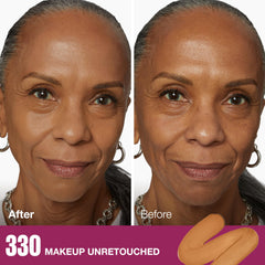 Maybelline Instant Age Rewind: tono 330 medio para piel equilibrada.