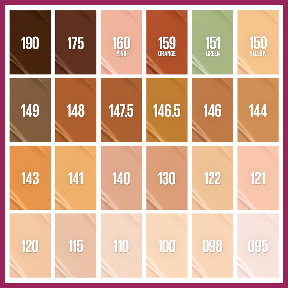 Maybelline Instant Age Rewind Eraser disponible en 18 tonos para todo tipo de piel
