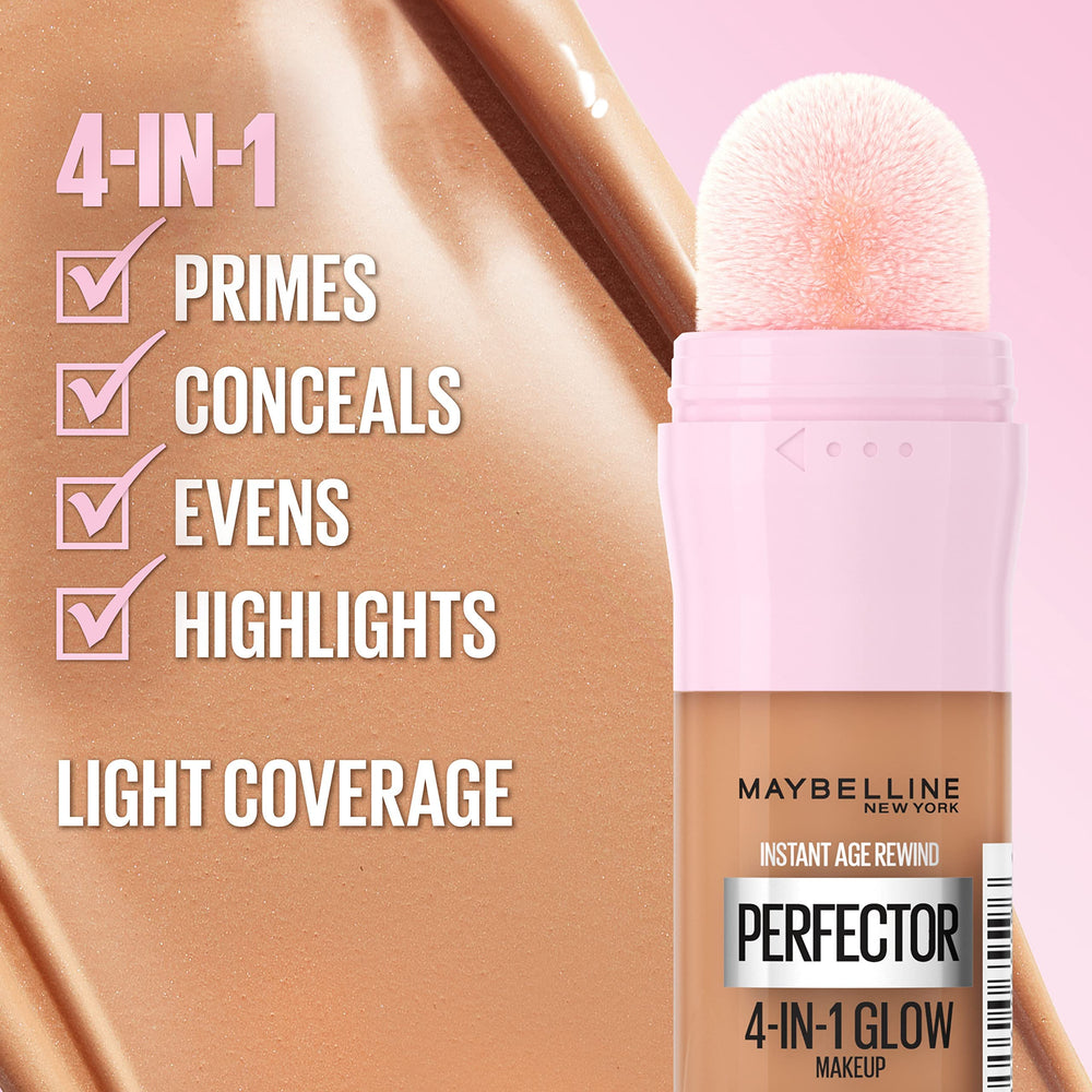 Maybelline Instant Age Rewind Glow aporta brillo saludable para piel radiante.