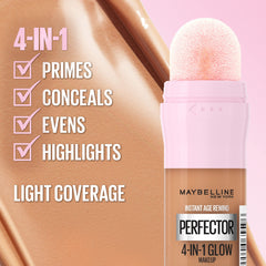 Maybelline Instant Age Rewind Glow aporta brillo saludable para piel radiante.