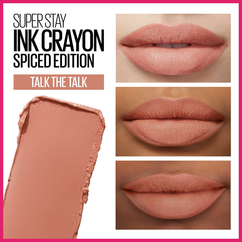 Maybelline labial mate con sacapuntas integrado para retoques en cualquier lugar