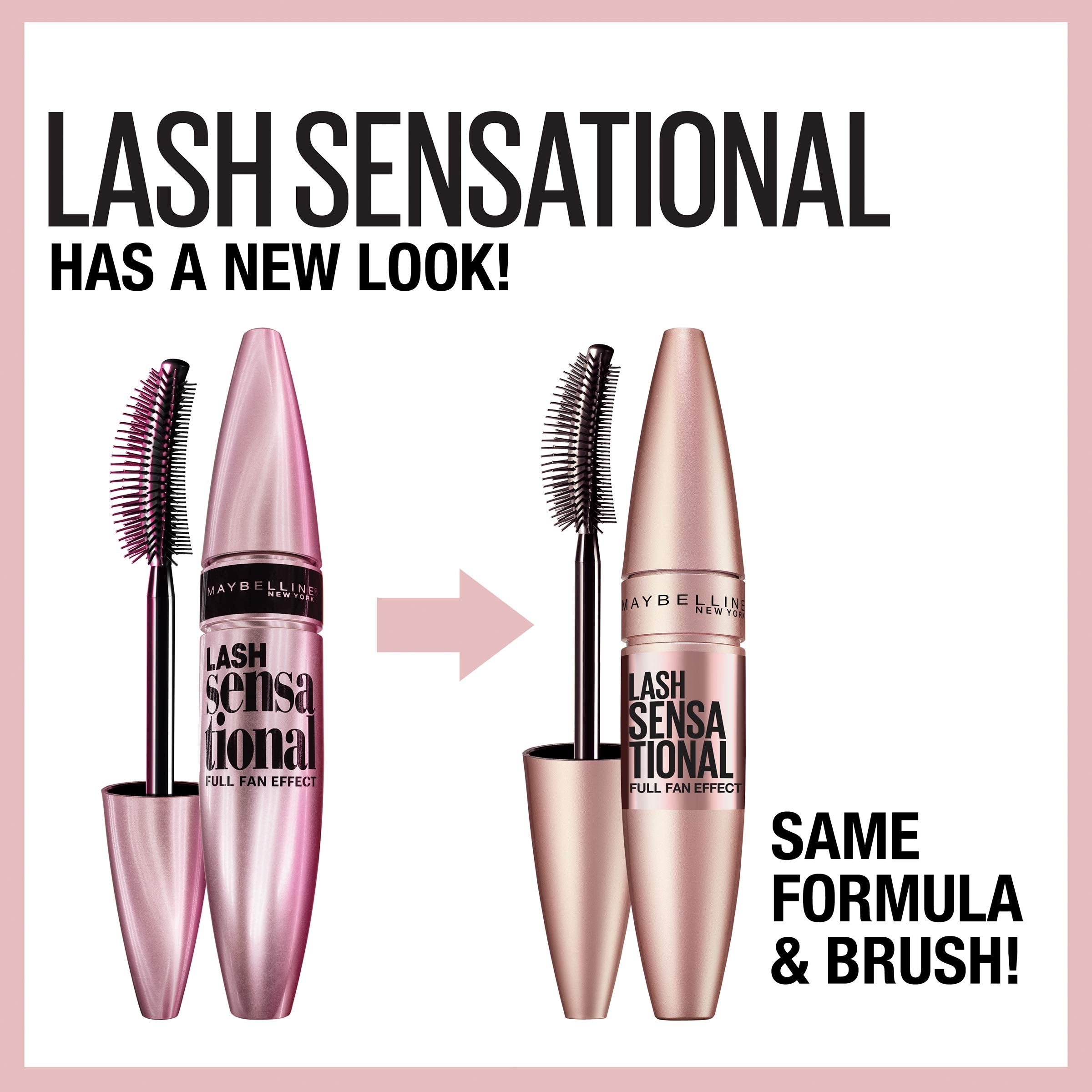MAYBELLINE Lash Sensational: máscara a prueba de agua para pestañas definidas