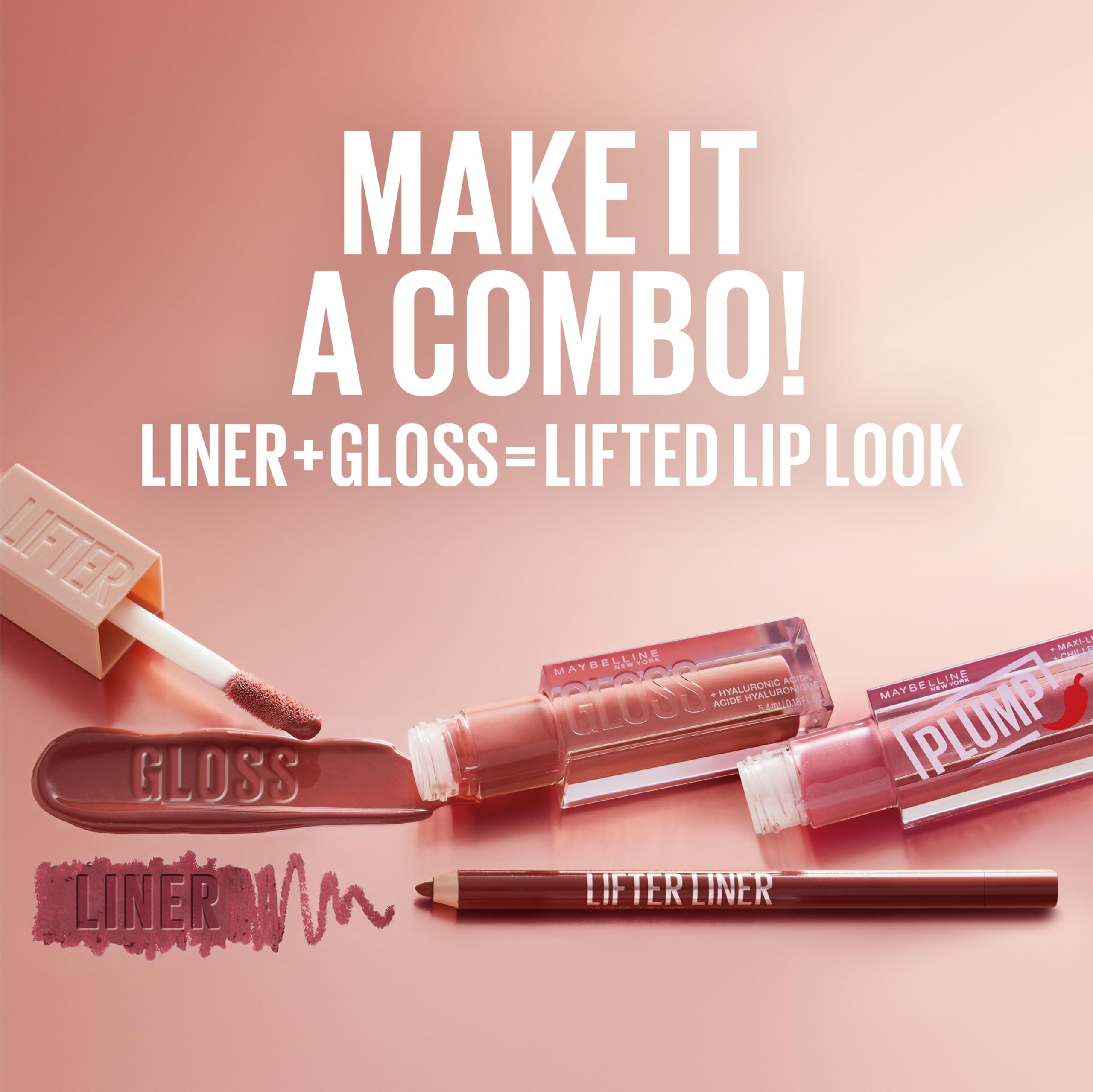 Maybelline Lifter Gloss Reef: envase compacto y manejo cómodo para retoques.
