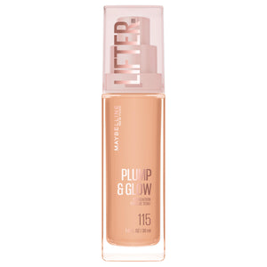 Maybelline Lifter Plump & Glow, bote: acabado hidratante y luminoso