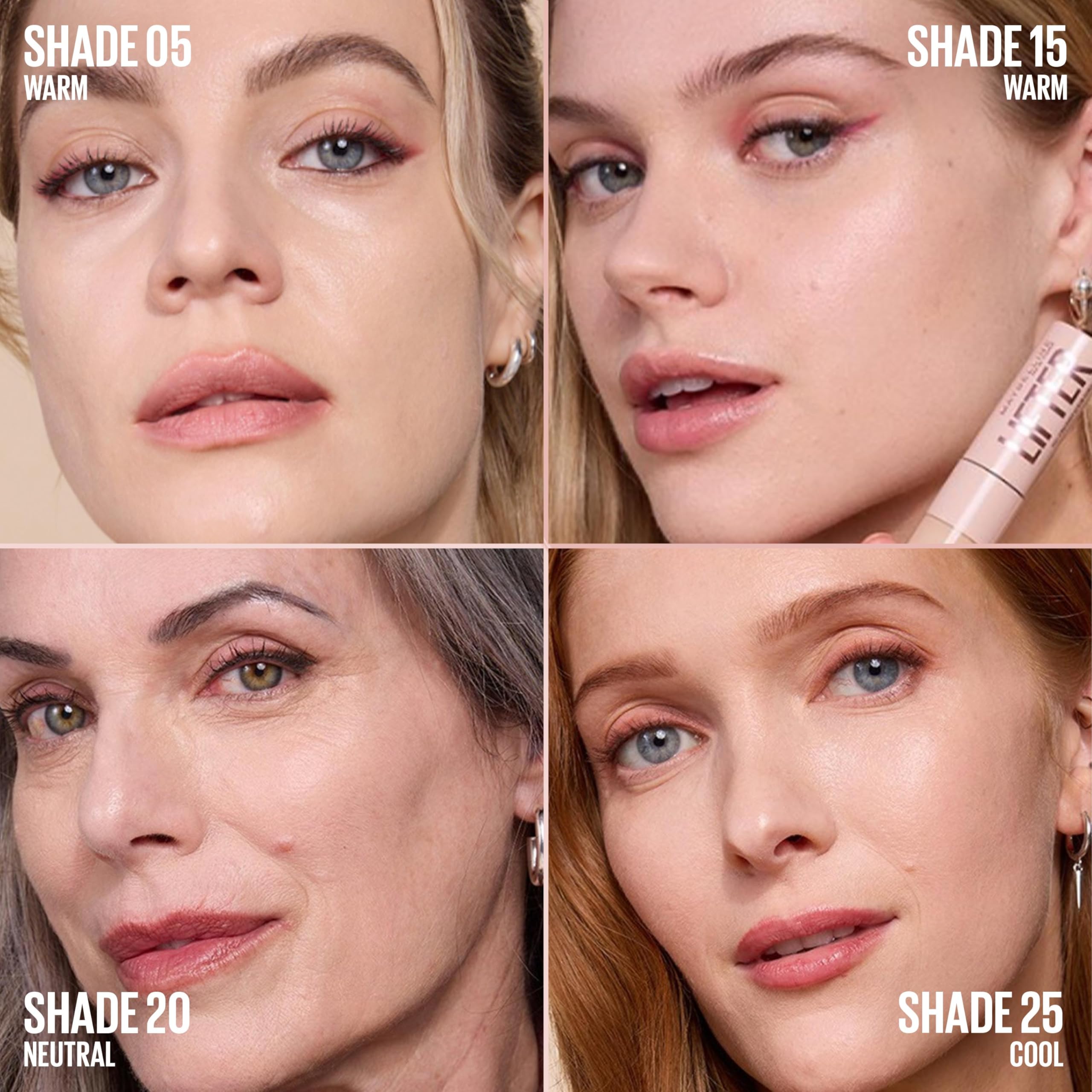 Maybelline Lifter Serum Concealer ingredientes peptidos mejora elasticidad leve