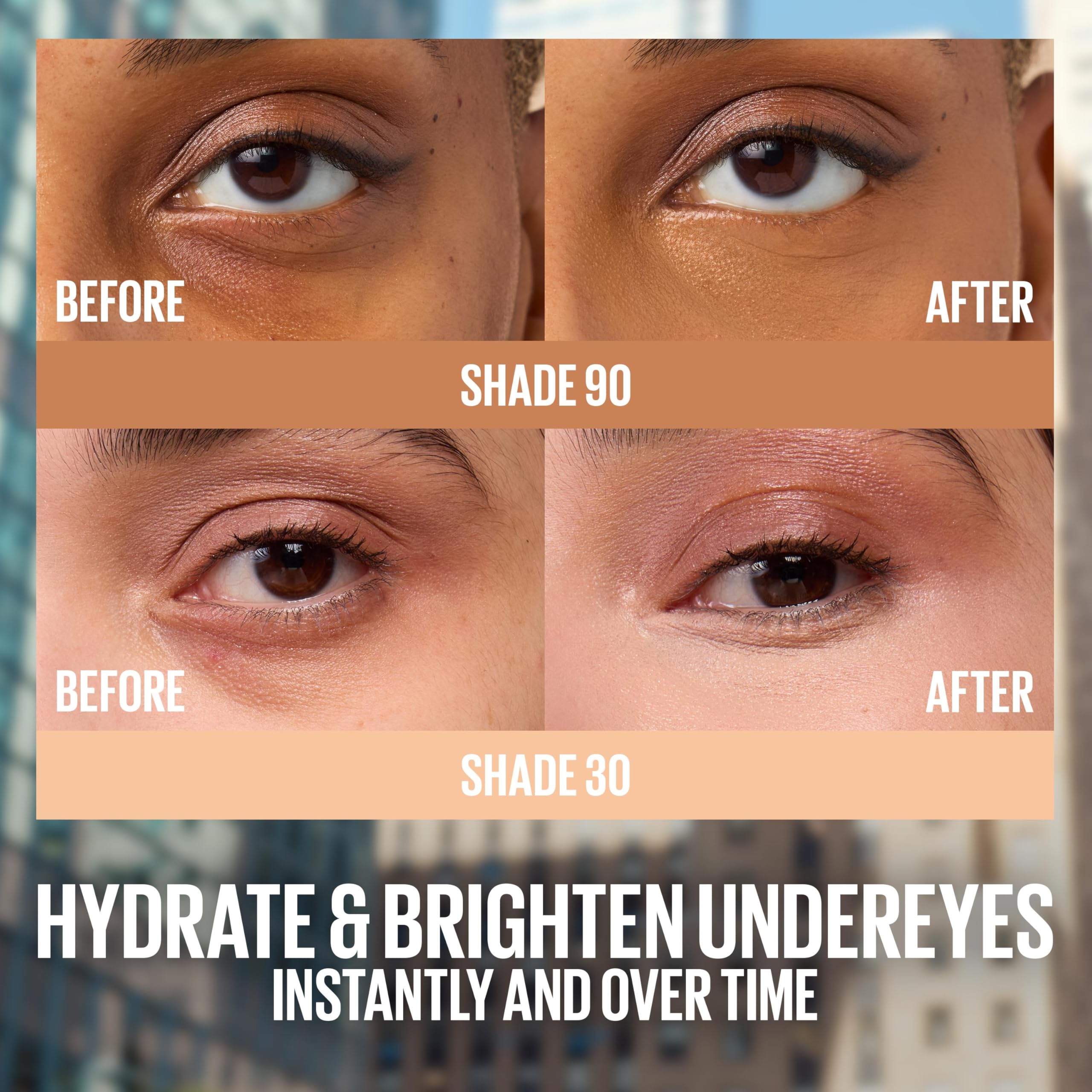 Maybelline Lifter Serum Concealer: contiene péptidos para luminosidad de la mirada