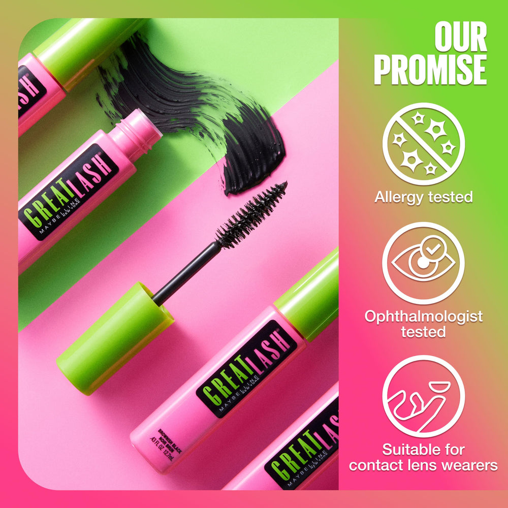 MAYBELLINE máscara de pestañas, retirada suave con desmaquillante recomendado.