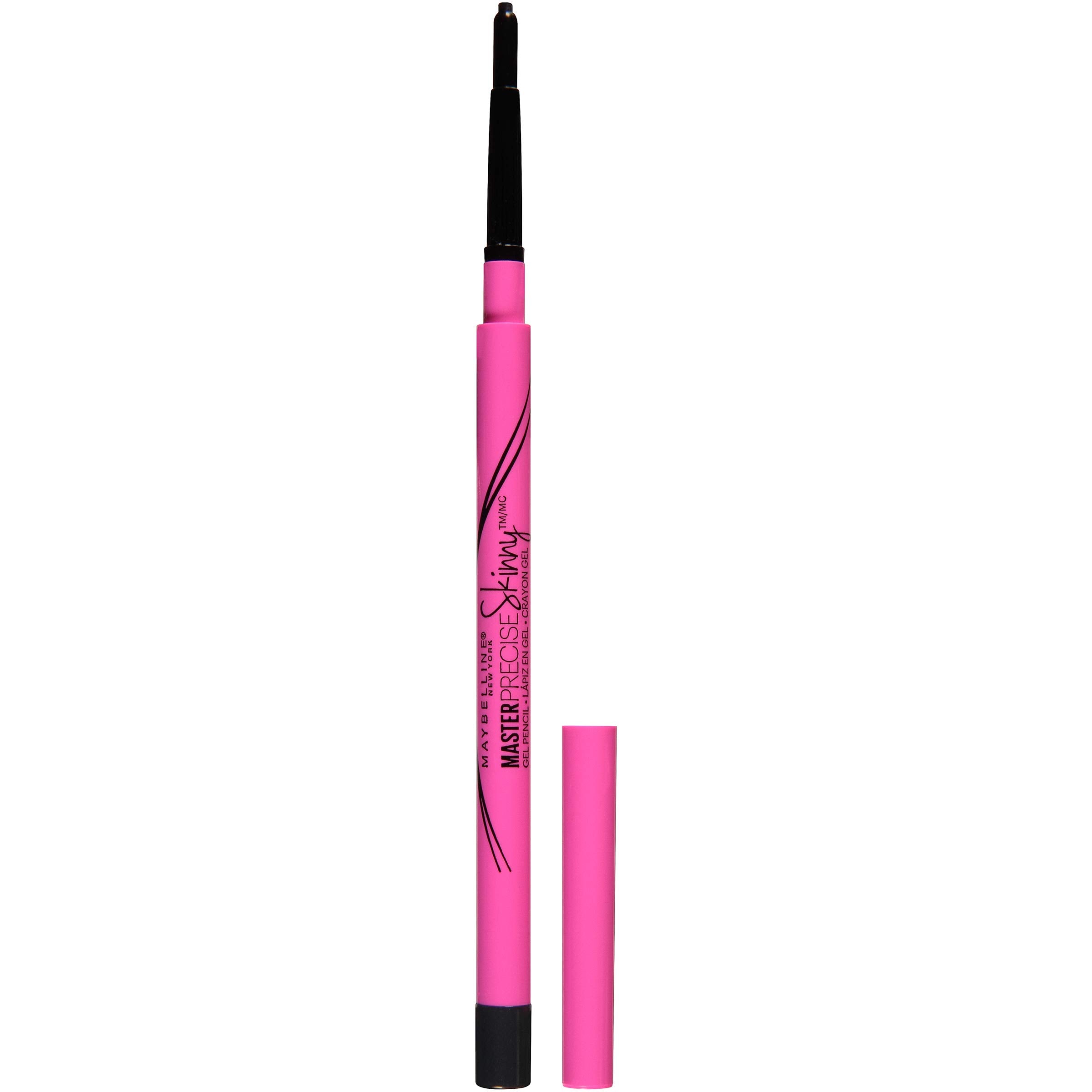 Maybelline lápiz delineador gel automático con punta de 1.8 mm para trazo preciso todo el día.