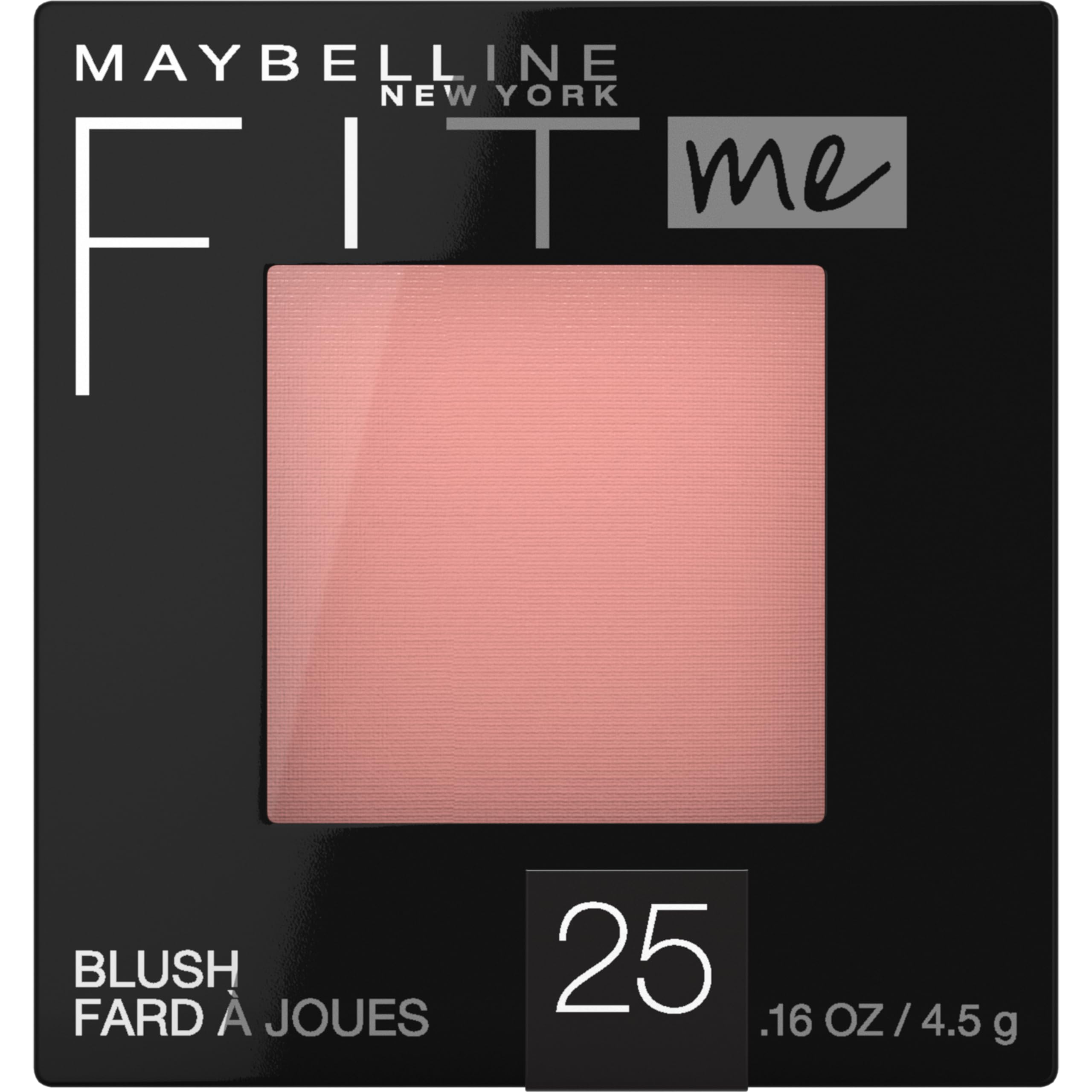 Maybelline Fit Me Blush probado dermatológicamente y apto para piel sensible.