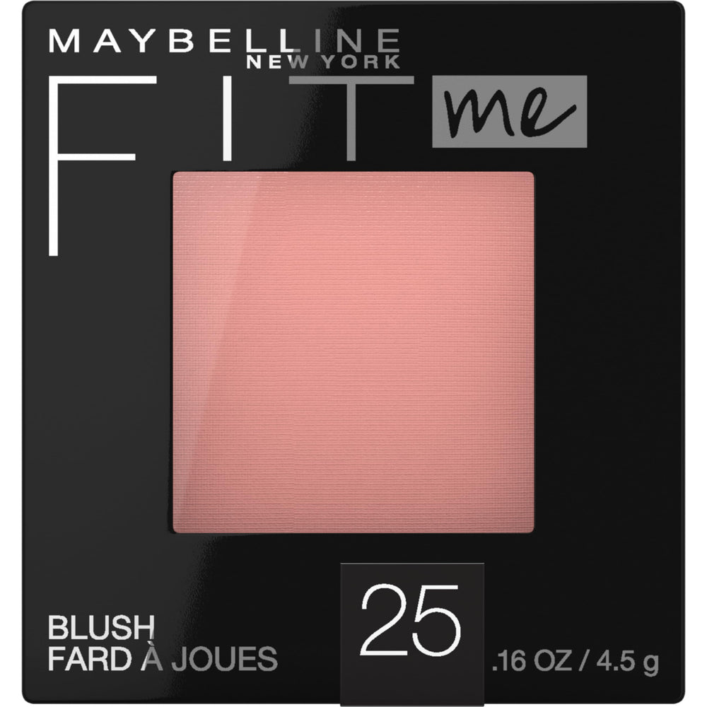 Maybelline Fit Me Blush probado dermatológicamente y apto para piel sensible.