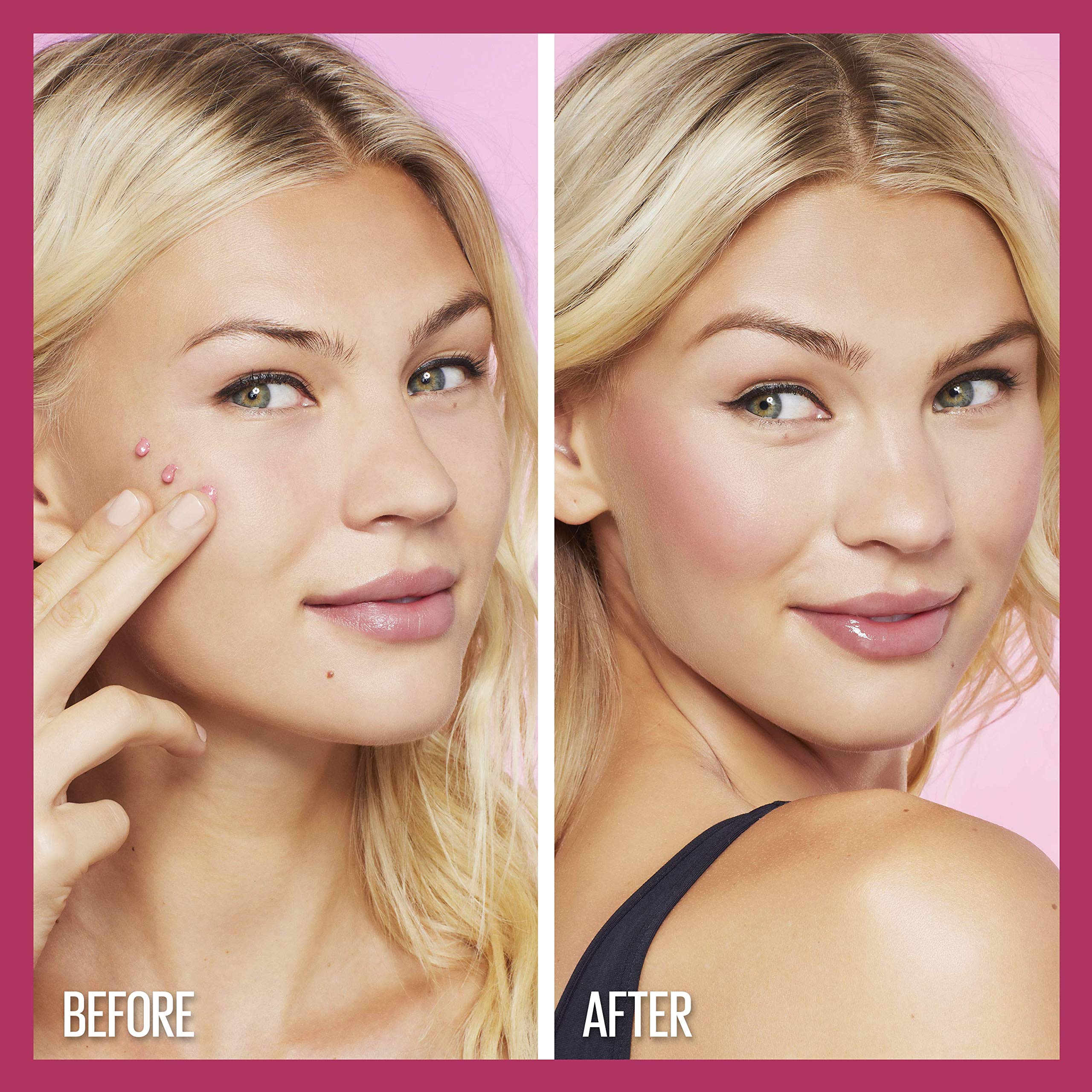 Pigmentos suaves de Maybelline para intensidad construible y natural.
