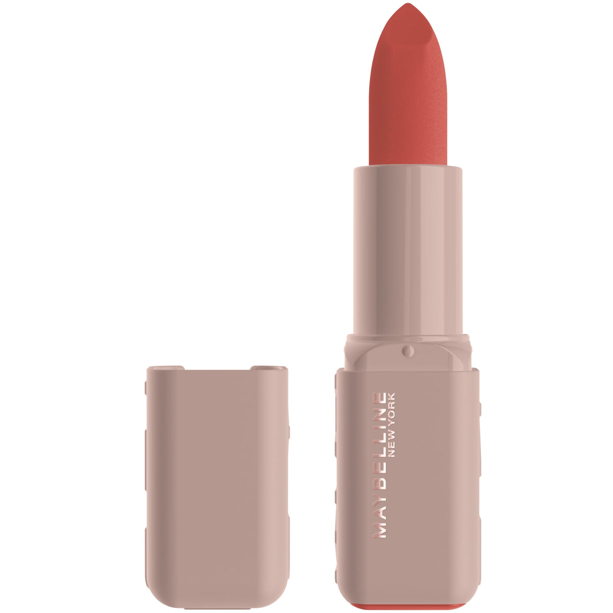 MAYBELLINE Serum Lipstick aplica precisión gracias a la bala ergonómica.