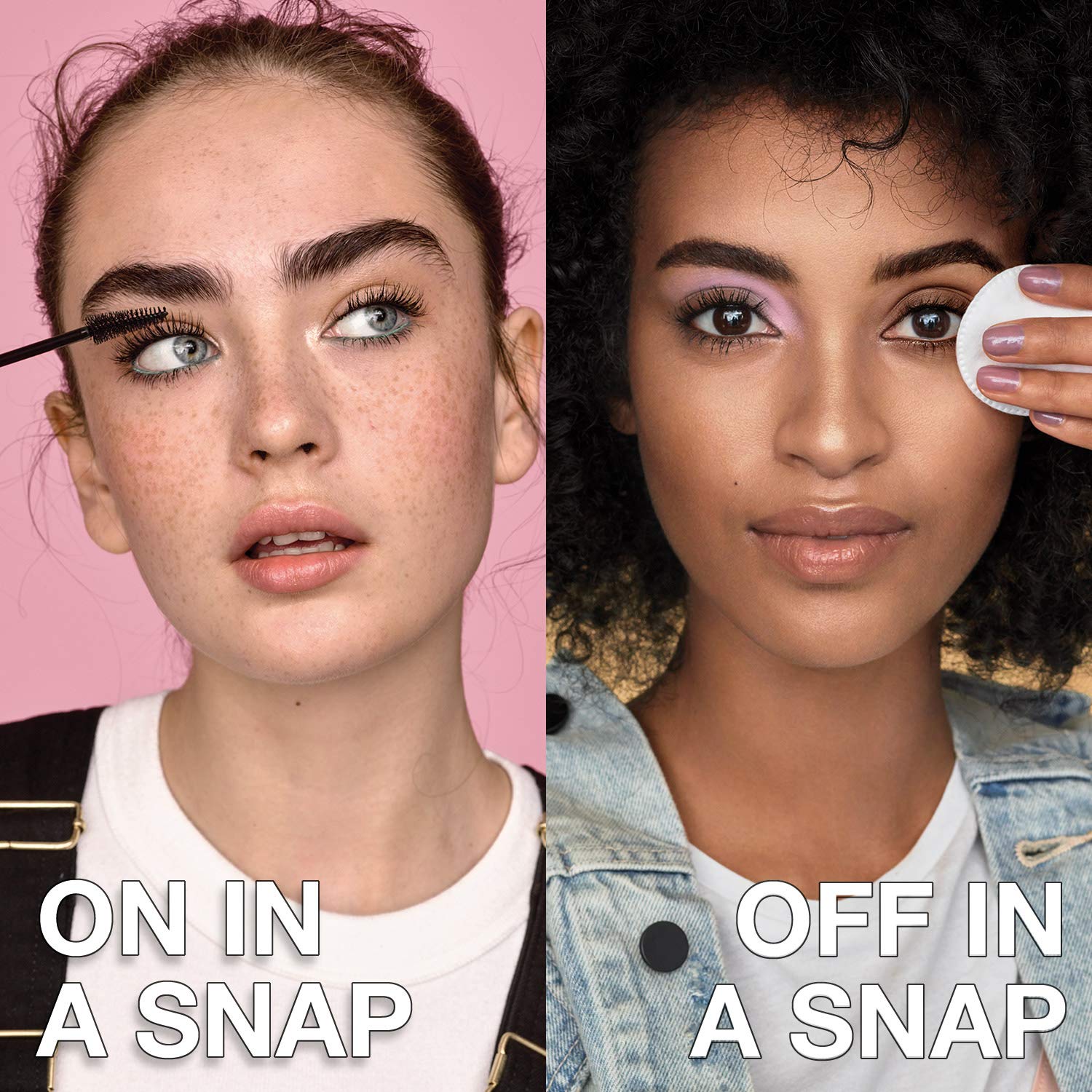 Maybelline Snapscara colores vibrantes como Ultra Violeta.