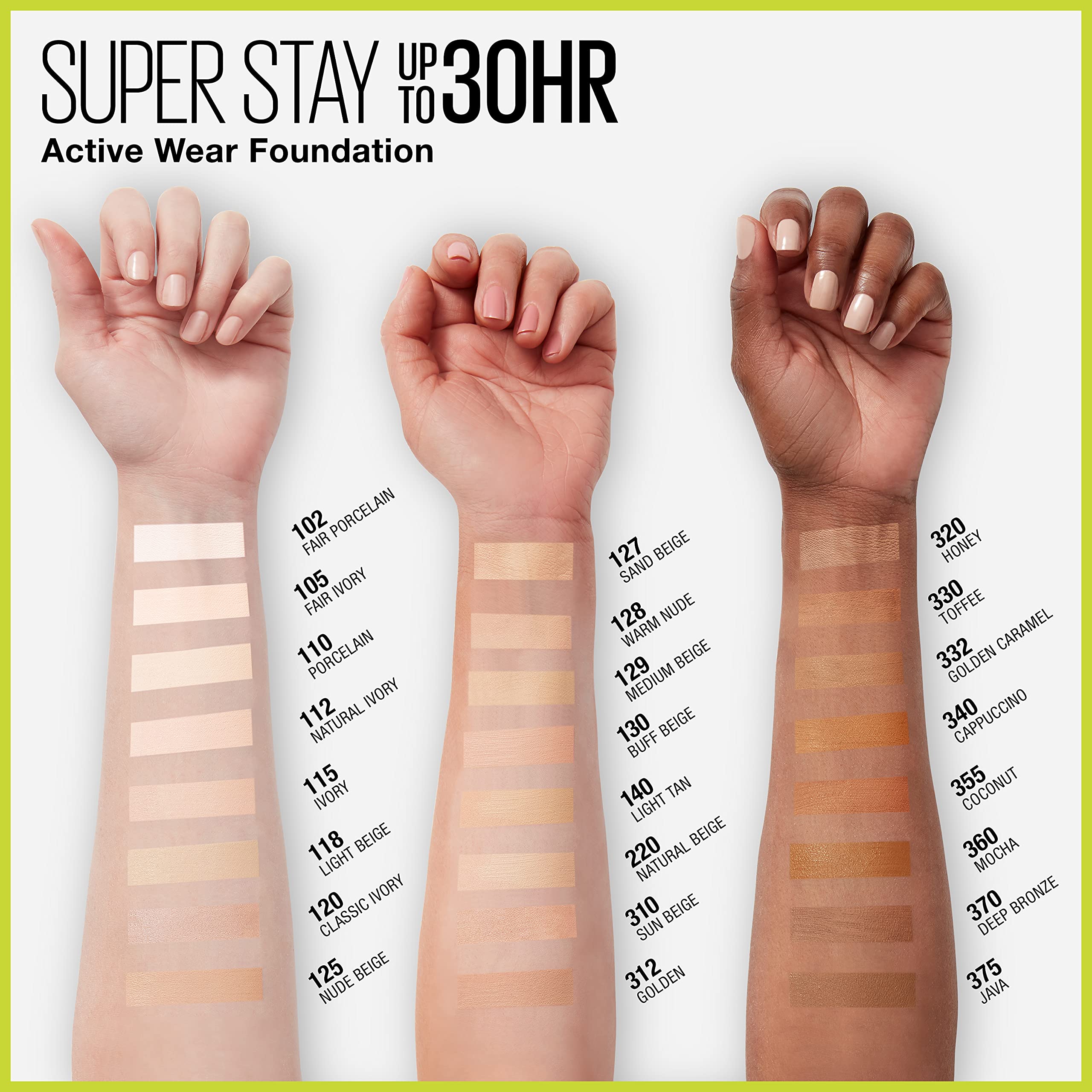 Maybelline Super Stay acabado mate: aspecto fresco y control de brillo.