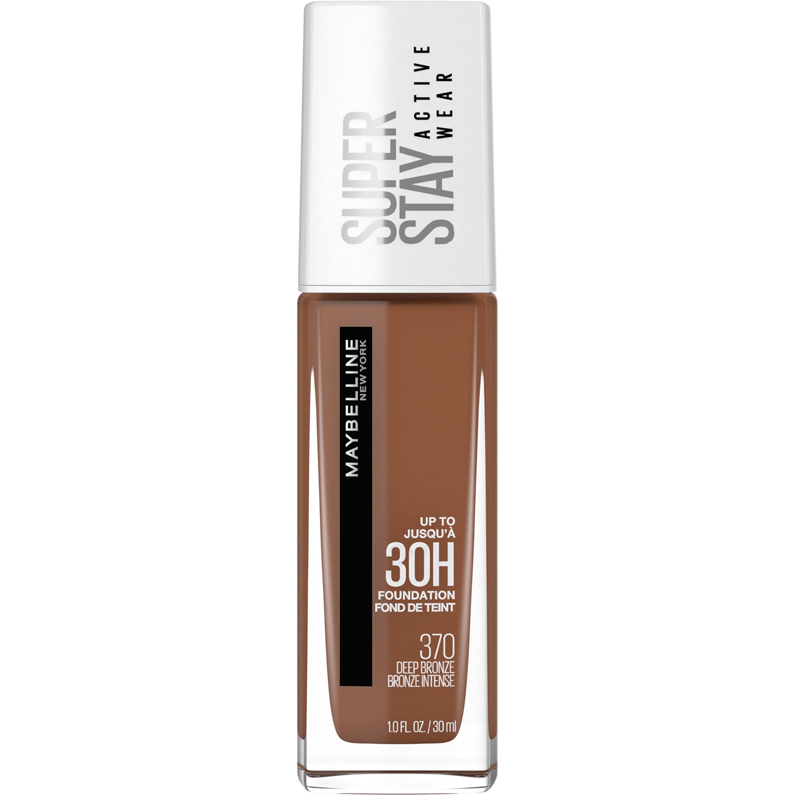 Maybelline Super Stay base cobertura total, color uniforme y duradero.