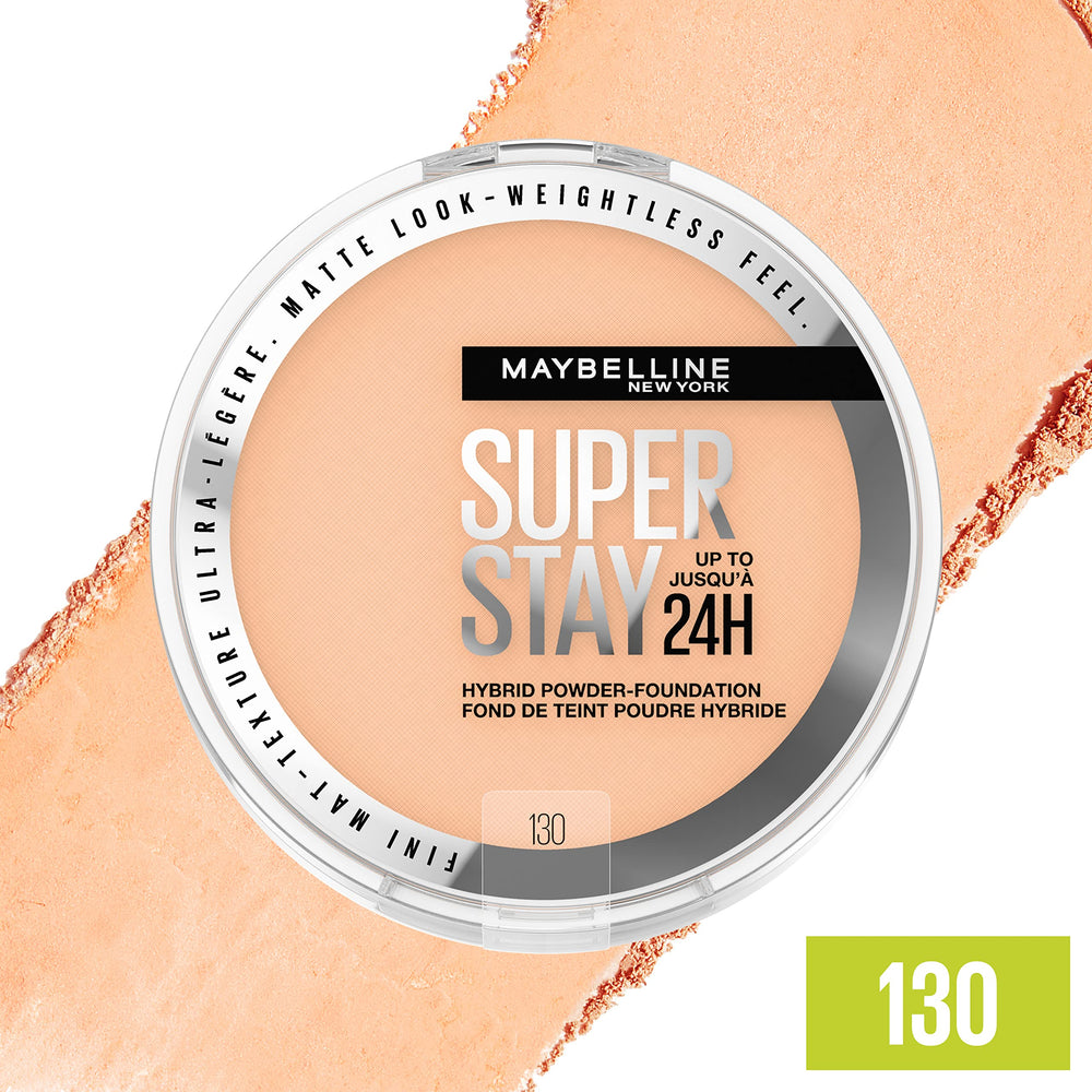 Maybelline Super Stay: larga duración de hasta 24 horas en la piel.