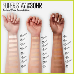 Maybelline Super Stay fundación, acabado mate para un aspecto uniforme