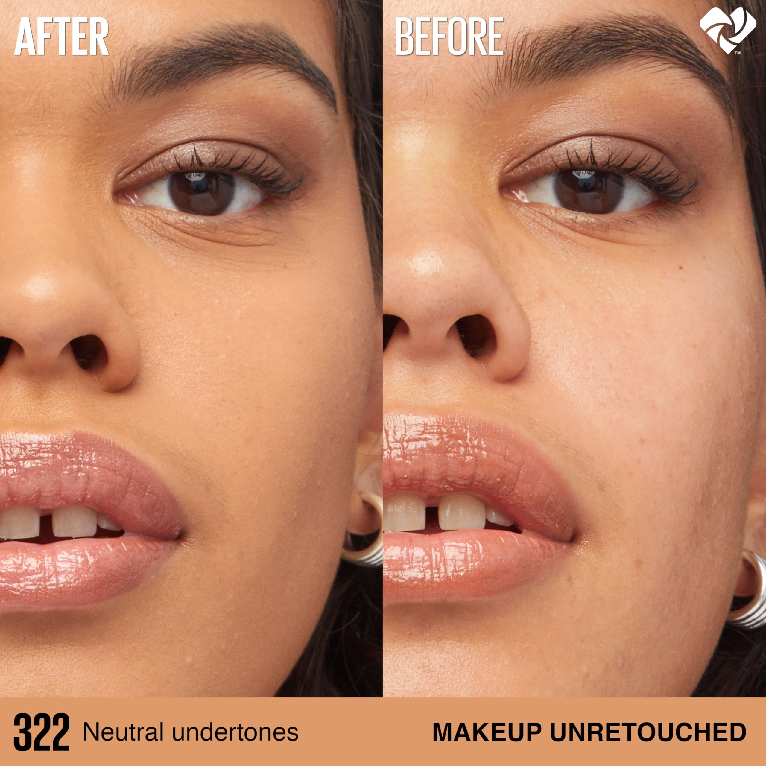 Aplicación suave con base Maybelline Lumi-Matte para cobertura gradual