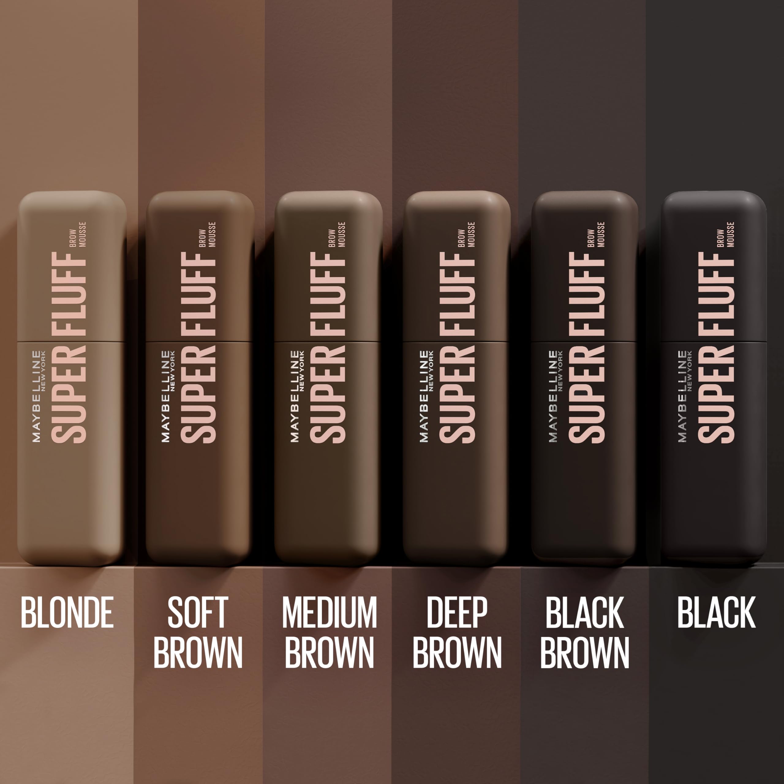 Maybelline Superfluff Cejas: cepillo esponjoso distribuye producto de forma uniforme