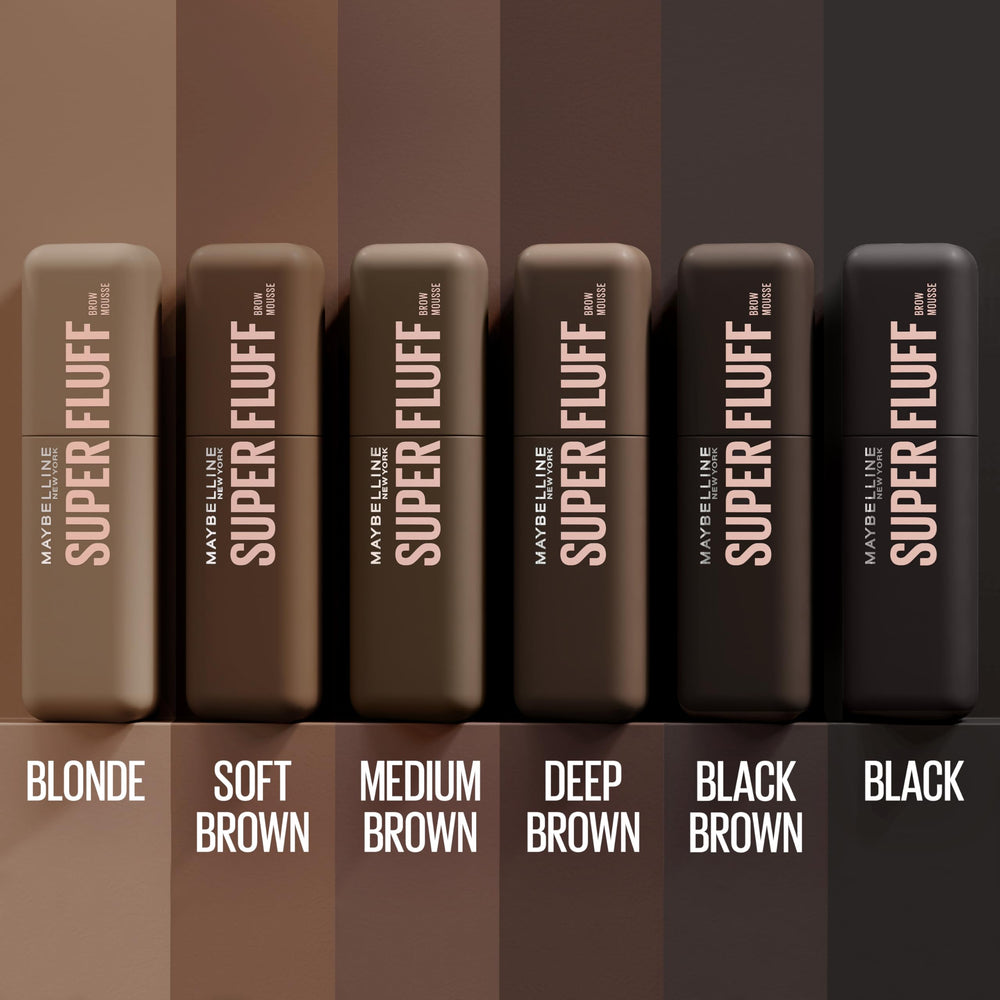 Maybelline Superfluff Cejas: cepillo esponjoso distribuye producto de forma uniforme