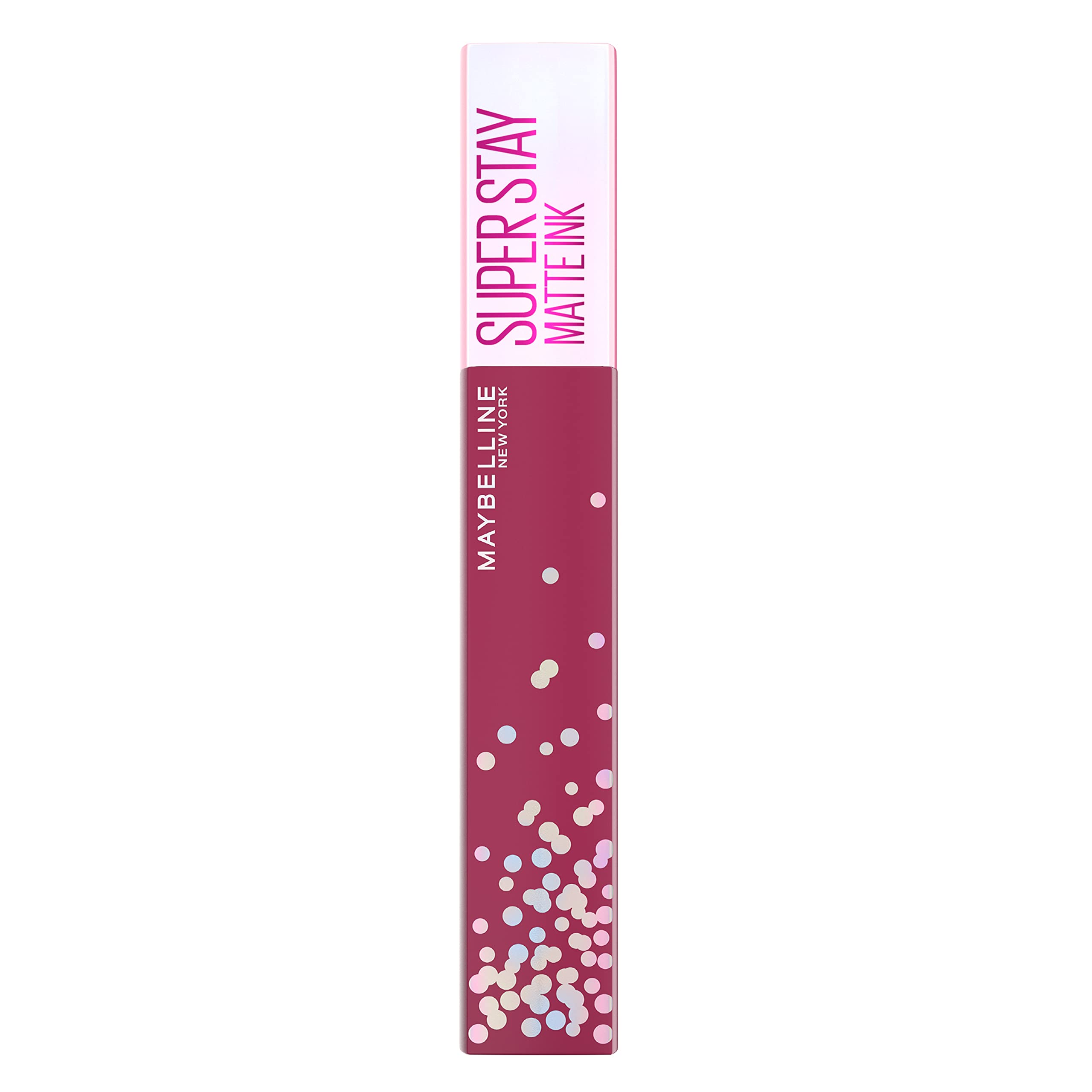 Maybelline SuperStay Matte Ink, pigmento alto para color duradero y mate.